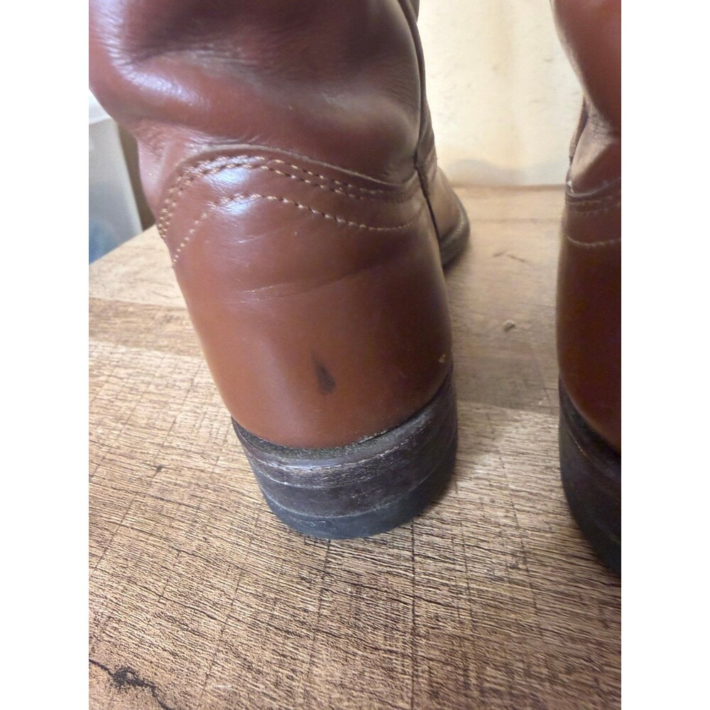 Justin boots brown cowboy boots style 3802 women’s size 6B - Picture 3 of 9